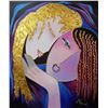 Image 1 : ARBE- Acrylic and Mixed Media on Canvas "Little Sister"