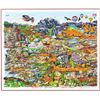 Image 2 : Charles Fazzino- 3D Construction Silkscreen Serigraph "O BEAUTIFUL FOR SPACIOUS SKIES…AMERICA…AMERIC