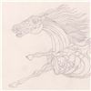 Image 2 : Guillaume Azoulay - "BI Sketch" Framed Original Drawing, Hand Signed with Certificate of Authenticit