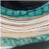 Image 2 : "Large Black Opal Flat Vessel" Hand Blown Glass Vase Sculpture, Hand Signed by GartnerBlade Glass.