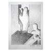Image 1 : Mark Kostabi "Luminous Treasure" Hand Signed Original Artwork with COA.