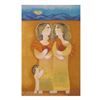 Image 1 : Samy Briss- Original Serigraph "Papotages"