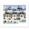 Image 1 : "Holiday Sleigh Ride" Limited Edition Serigraph by Jane Wooster Scott, Numbered and Hand Signed with