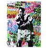 Image 1 : Nastya Rovenskaya- Mixed Media "Muhammad Ali"