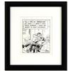 Image 1 : Bizarro - "Barber Shop" is a Framed Original Pen & Ink Drawing, by Dan Piraro, Hand Signed by the Ar