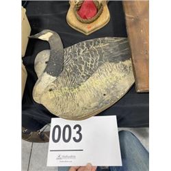 Lot of 2 Vintage Paper Goose Decoys