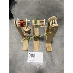 Lot of 3 Ice Fishing Rods