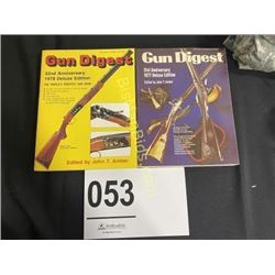 Lot of 2 Books - 1978 Gun Digest & 1977 Gun Digest