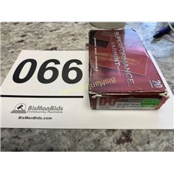 20 Rounds of Hornady 22-250 50 gr V-MAX