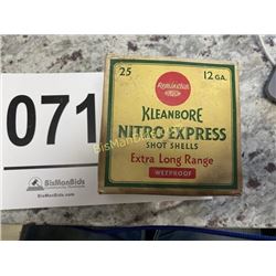 Vintage Shotgun Shell Box - Remington Keanbore