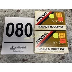 3 Boxes of  Federal Magnum Buckshot 3'' 12 Gauge