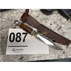 Ka-Bar Knife & Leather Sheath #1236