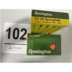 40 Rounds of Remington 30-06 Springfield 125