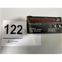 20 Rounds Winchester Ballistic Silver Tip 270 W
