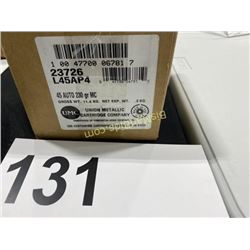 500 Rounds of 45 Auto 230 Gr. Case Ammo