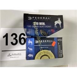 40 Rounds Federal Ammunition 270 WIN 130 Grain
