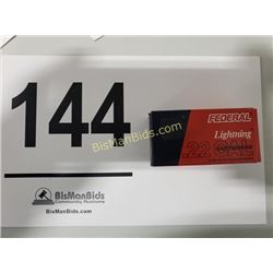 50 Rounds of Federal Lightning .22 LR High