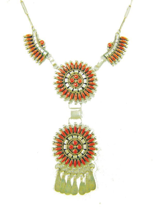 Zuni Coral Necklace