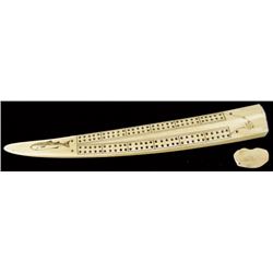 Eskimo Ivory Cribbage Board