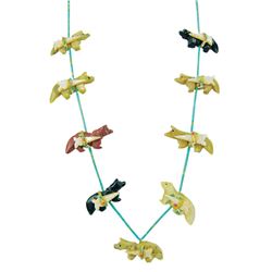 Zuni Bear Fetish Necklace