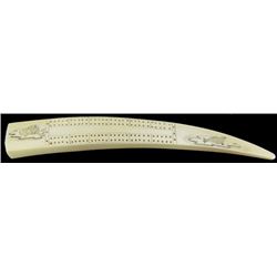 Eskimo Ivory Cribbage Board