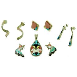 5 Zuni Inlay Items