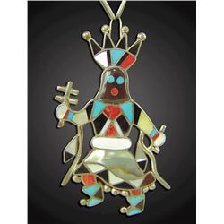 Zuni Inlay Pendant - Vera Luna