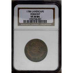 "1786 COPPER Vermont Copper, VERMONTENSI"