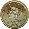 Image 1 : "1856 1/2 C PR64 Brown NGC. B-1, R.7 as "