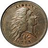 Image 1 : 1793 1C Wreath Cent--Lettered Edge--AU5