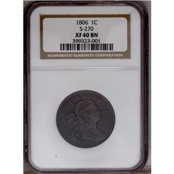 "1806 1C XF40 NGC. S-270, R.1. The only "