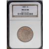 Image 1 : "1850 1C MS65 Red and Brown NGC. N-7, R."