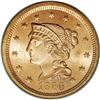 Image 1 : "1855 1C Upright 5s MS65 Red PCGS. N-4, "