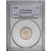 Image 1 : 1860 1C Pointed Bust MS64 PCGS. The Poi