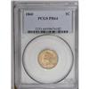 Image 1 : 1860 1C PR64 PCGS. A penetratingly stru