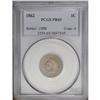 Image 1 : 1862 1C PR65 PCGS. The 1862 is the most