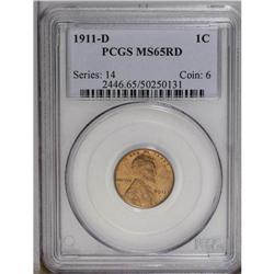 1911-D 1C MS65 Red PCGS. Minor striking