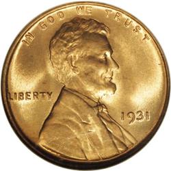 1931 1C MS67 Red NGC. Lincoln cent auth