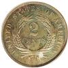 Image 2 : 1873 2C Closed 3 PR65 Brown PCGS. Beaut