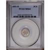 Image 1 : "1851-O 3CS MS64 PCGS. Powder-blue, lime"