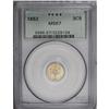 Image 3 : 1852 3CS MS67 PCGS. A splendid Type One