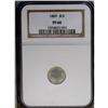 Image 1 : 1869 3CS PR66 NGC. Turquoise-blue tonin