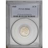 Image 1 : 1868 3CN MS66 PCGS. The surfaces exhibi