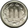 Image 2 : 1875 3CN MS67 PCGS. FS-006.5. After the