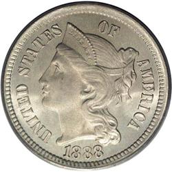 1888 3CN MS67 PCGS. As the series came 