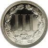 Image 2 : 1868 3CN PR66 Cameo NGC. A generally un