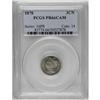 Image 1 : 1878 3CN PR66 Cameo PCGS. This razor-sh