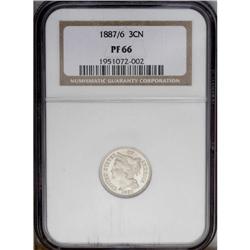1887/6 3CN PR66 NGC. Vestiges of the 6 