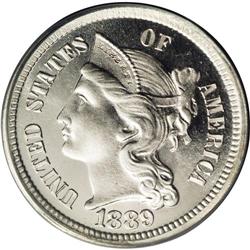 "1889 3CN PR67 Cameo PCGS. Nearly 1,700 "