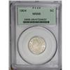 Image 1 : 1904 5C MS66 PCGS. Both sides are soake